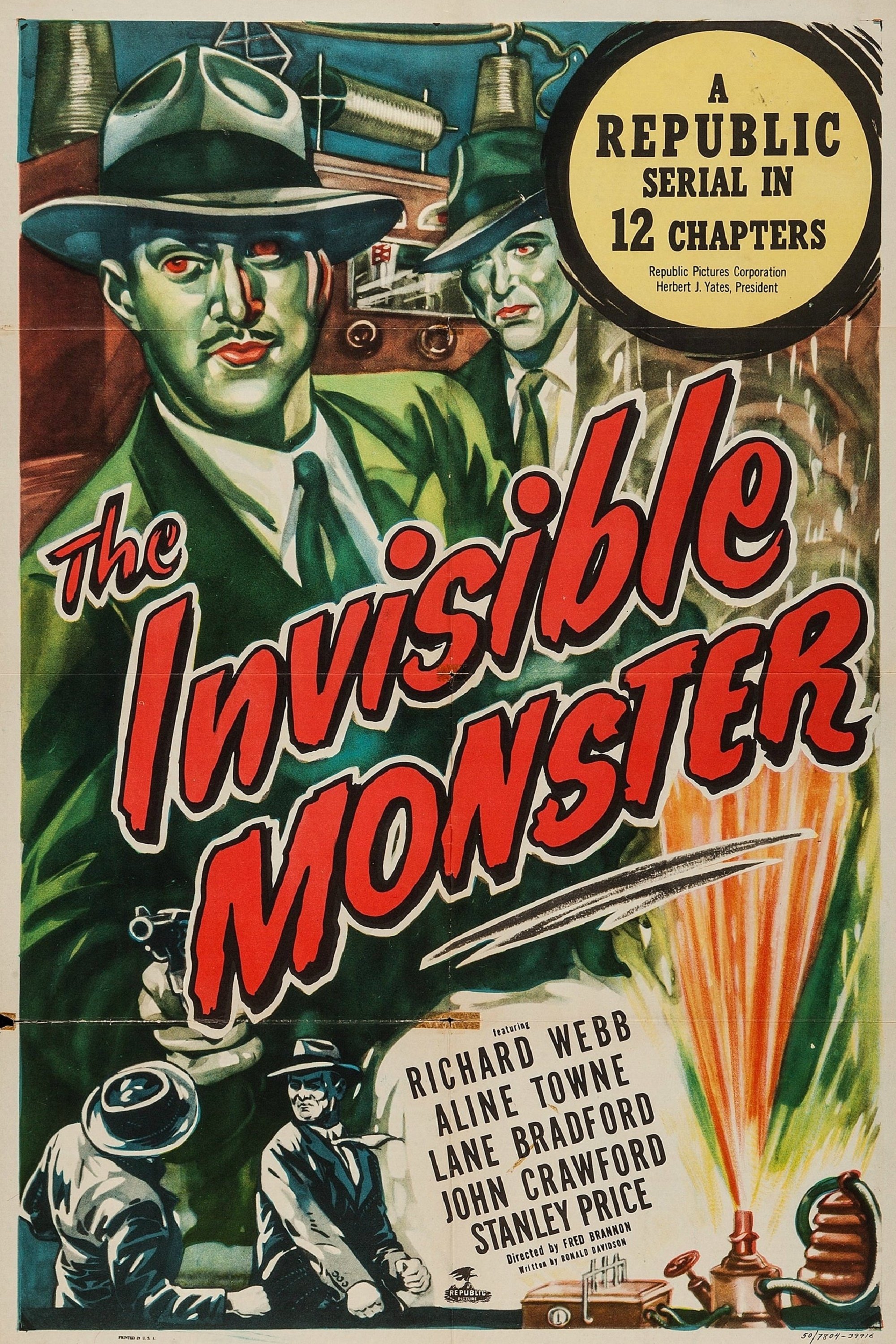 Постер The Invisible Monster